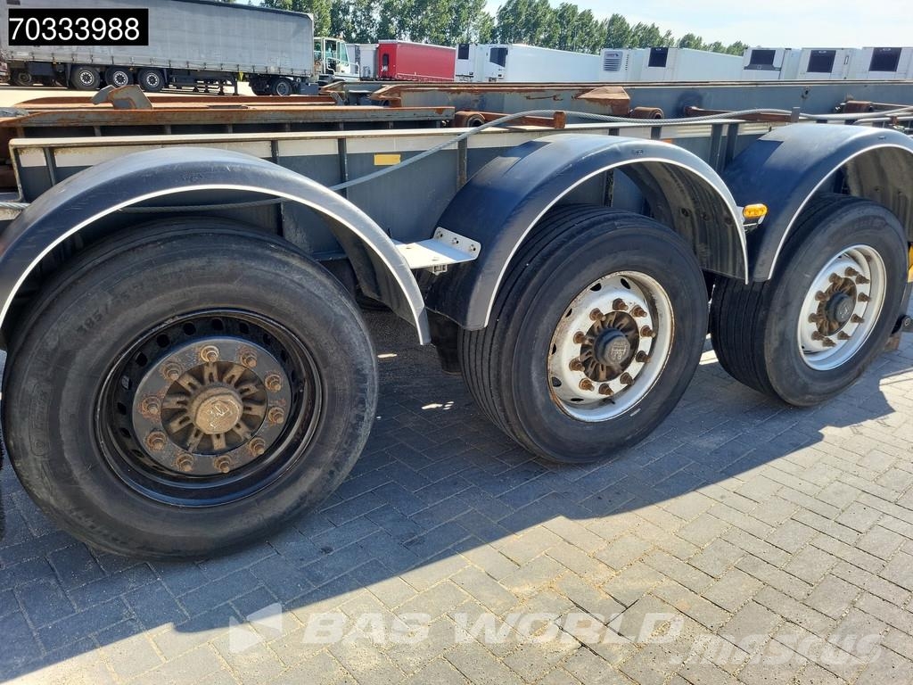 Van Hool Steillader 90% 20ft Kip Remote Control Lift Axle B Containerframe semi-trailers