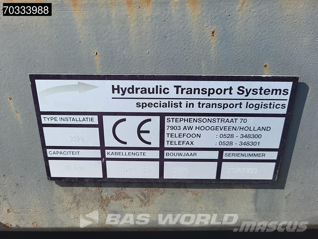 Van Hool Steillader 90% 20ft Kip Remote Control Lift Axle B Containerframe semi-trailers