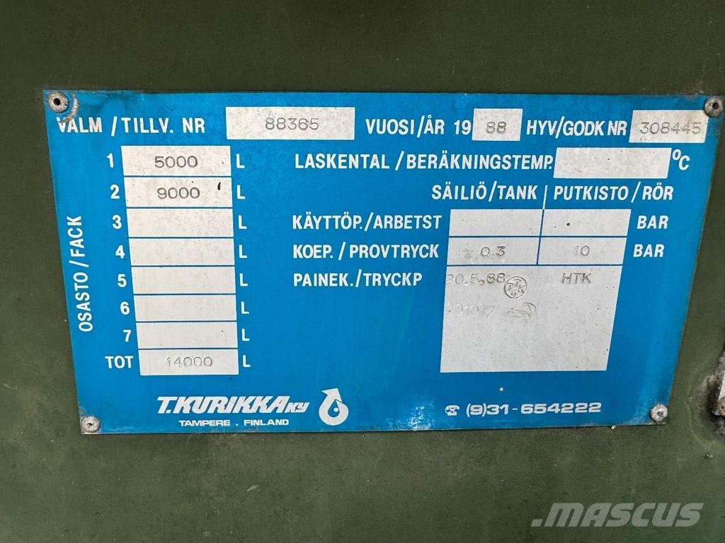 Volvo N10 6X4 Robson-Drive + TANK 14.000 LITER Anders