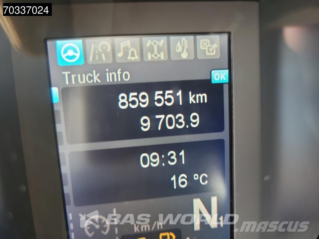 Mercedes-Benz Antos 2124 4X2 8,65m Box 2t Tailgate Automatic Eur Sanduk kamioni