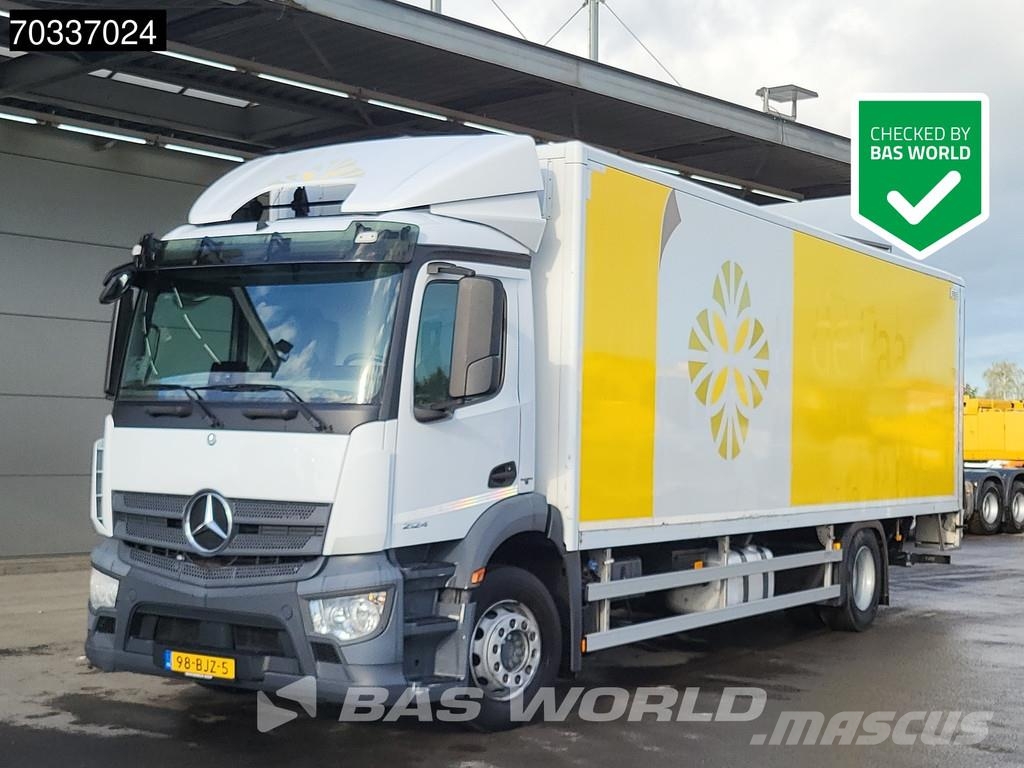 Mercedes-Benz Antos 2124 4X2 8,65m Box 2t Tailgate Automatic Eur Sanduk kamioni