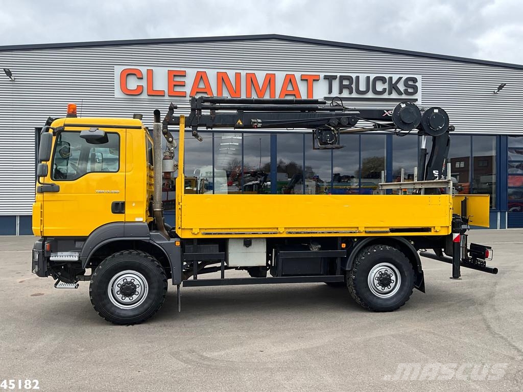 MAN TGM 13.290 4x4 Hiab 9 Tonmeter laadkraan Just 222. Visurgājēji celtņi