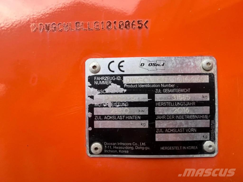 Doosan DL550-5 Cargadoras sobre ruedas