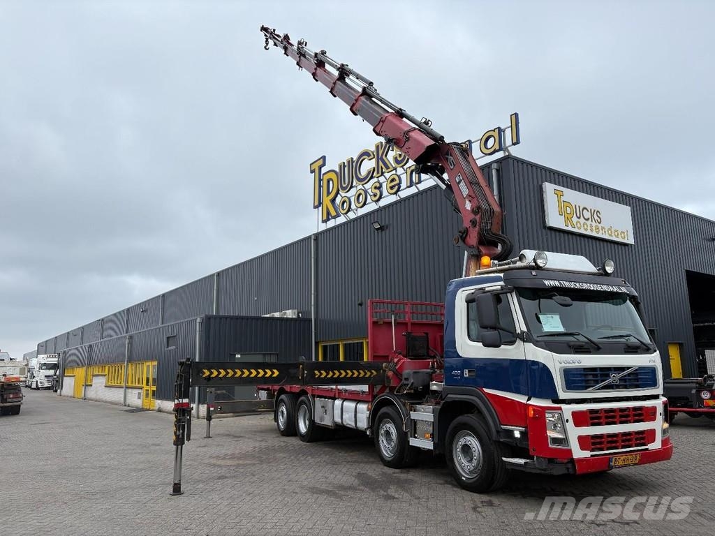 Volvo FM 400 + HIAB 800 HIPRO E-7 + 8X2 + EURO 5 Kranen voor alle terreinen