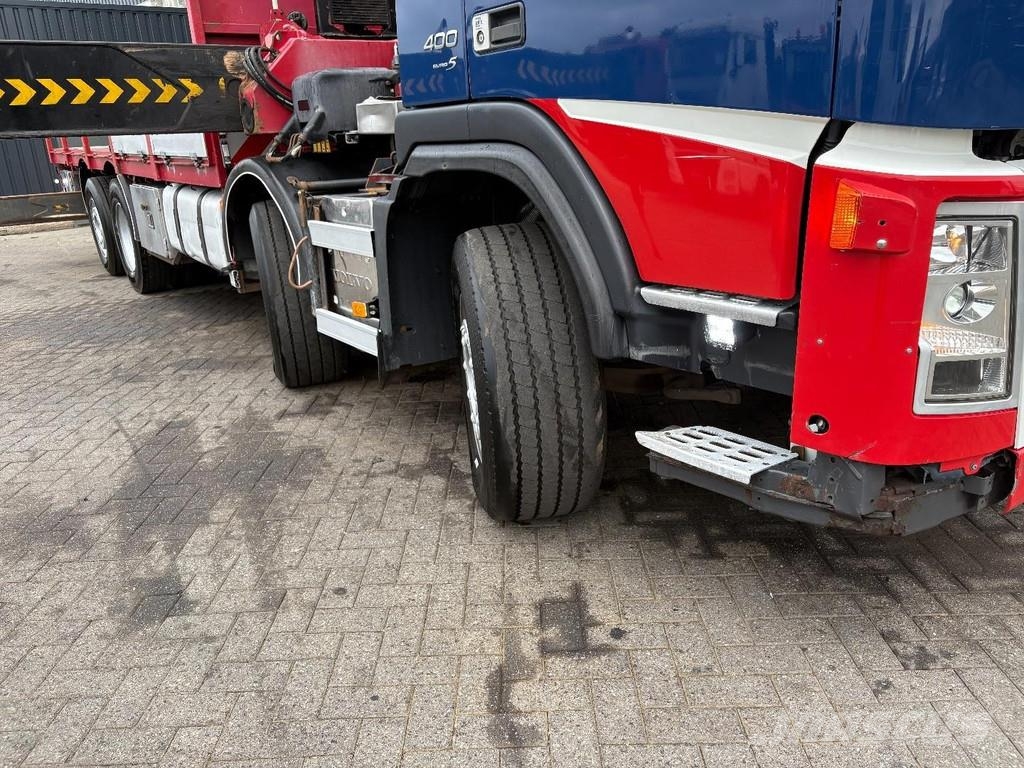 Volvo FM 400 + HIAB 800 HIPRO E-7 + 8X2 + EURO 5 Kranen voor alle terreinen