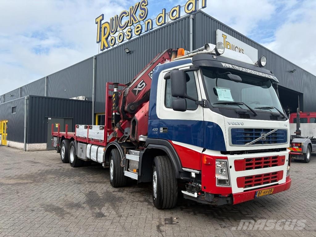 Volvo FM 400 + HIAB 800 HIPRO E-7 + 8X2 + EURO 5 Kranen voor alle terreinen