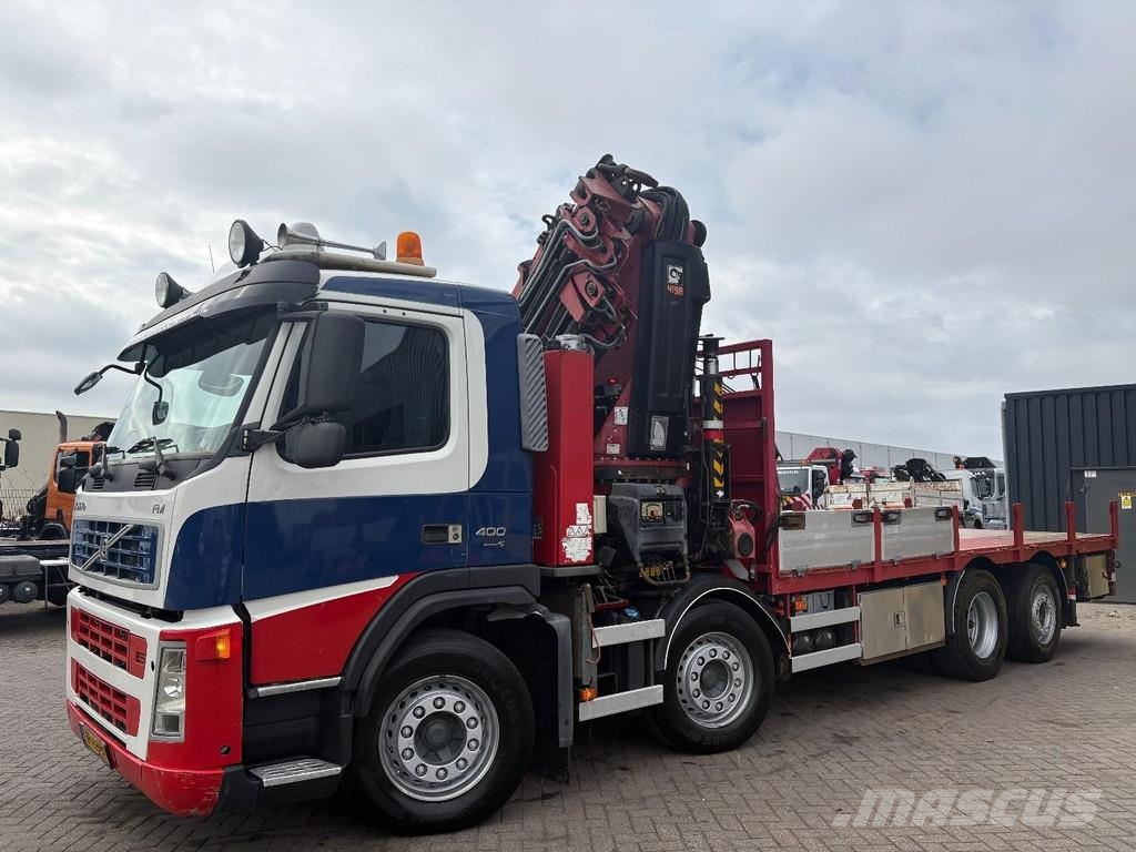 Volvo FM 400 + HIAB 800 HIPRO E-7 + 8X2 + EURO 5 Kranen voor alle terreinen