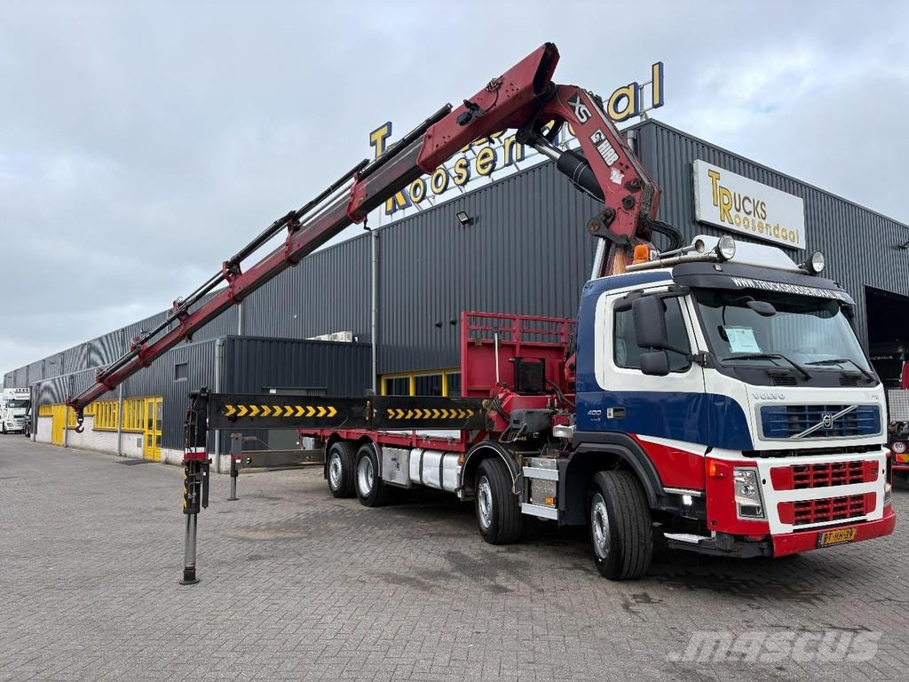 Volvo FM 400 + HIAB 800 HIPRO E-7 + 8X2 + EURO 5 Kranen voor alle terreinen