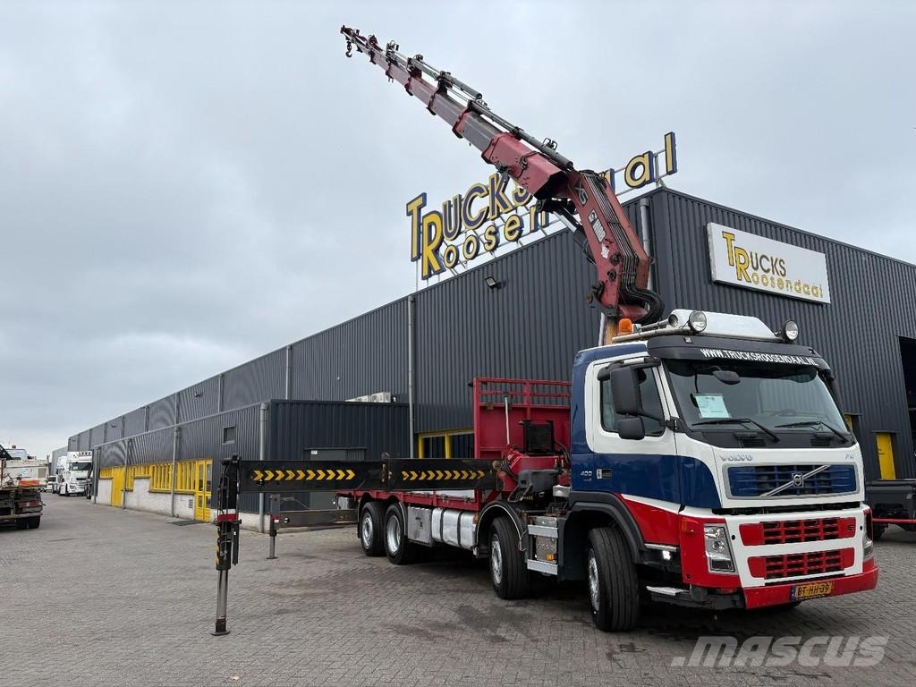 Volvo FM 400 + HIAB 800 HIPRO E-7 + 8X2 + EURO 5 Kranen voor alle terreinen