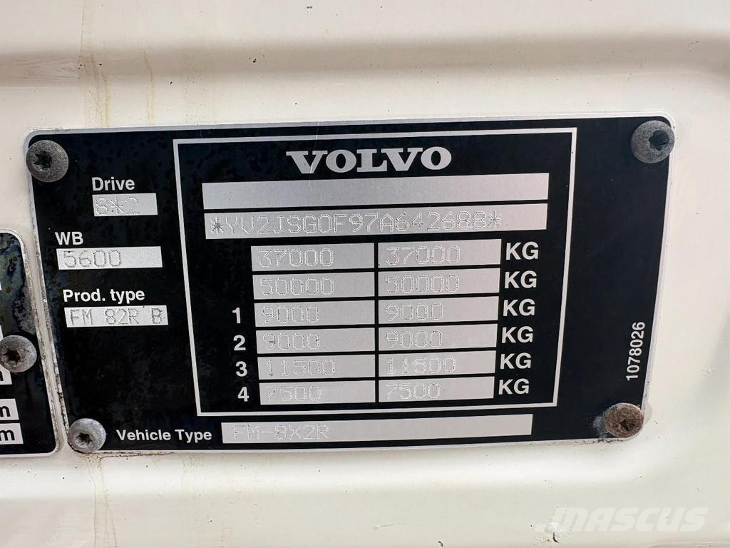 Volvo FM 400 + HIAB 800 HIPRO E-7 + 8X2 + EURO 5 Kranen voor alle terreinen