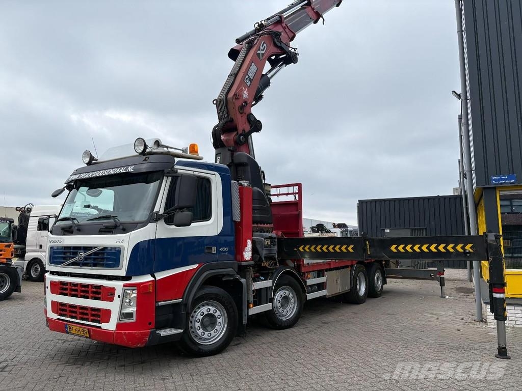Volvo FM 400 + HIAB 800 HIPRO E-7 + 8X2 + EURO 5 Kranen voor alle terreinen
