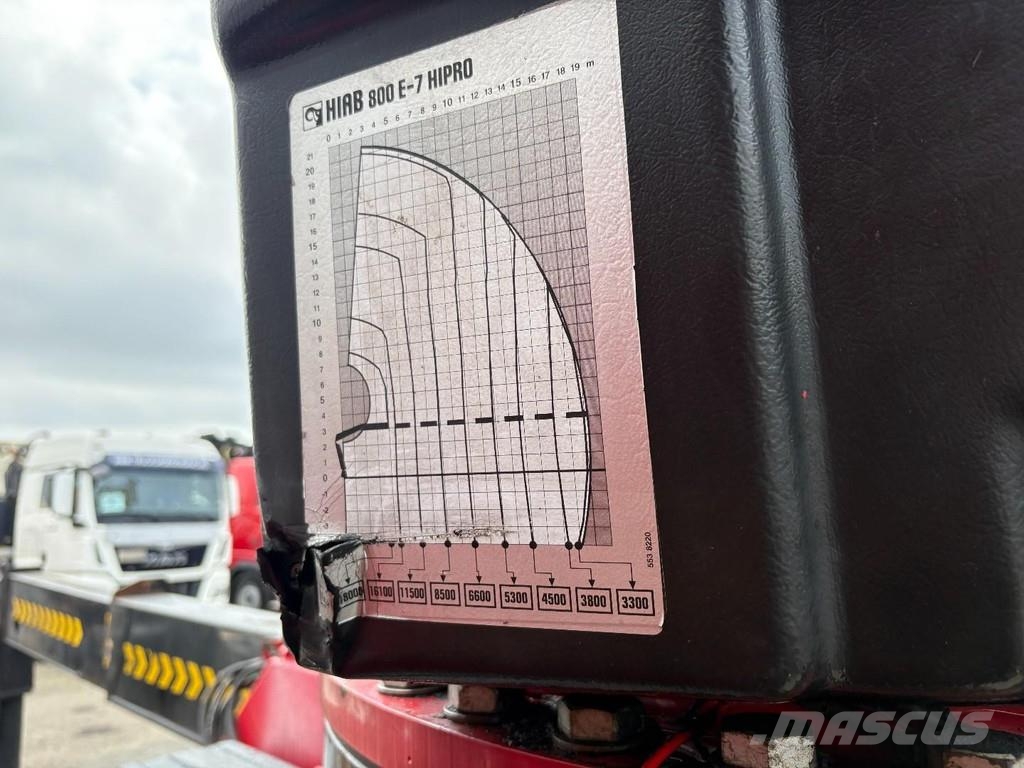 Volvo FM 400 + HIAB 800 HIPRO E-7 + 8X2 + EURO 5 Kranen voor alle terreinen