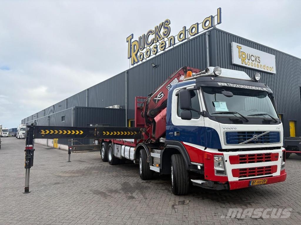Volvo FM 400 + HIAB 800 HIPRO E-7 + 8X2 + EURO 5 Kranen voor alle terreinen