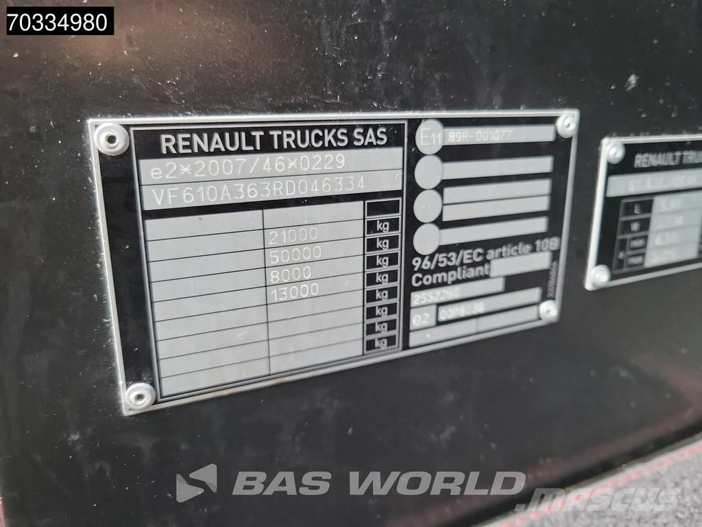 Renault T 480 4X2 HIGH 2xTanks Standklima ACC Autotractoare