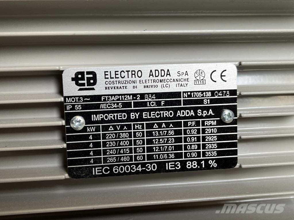 Electro ADDA 230V/400V 4kW 2900RPM Motores
