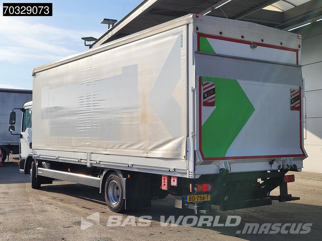 MAN TGL 12.220 4X2 12tons curtainsides 1000kg Ladebord Kamioni sa ciradom