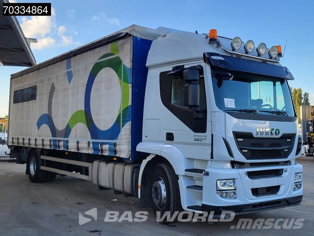 Iveco Stralis 360 Stralis 4X2 20tonner 2000kg Ladebordwa Curtain sider trucks