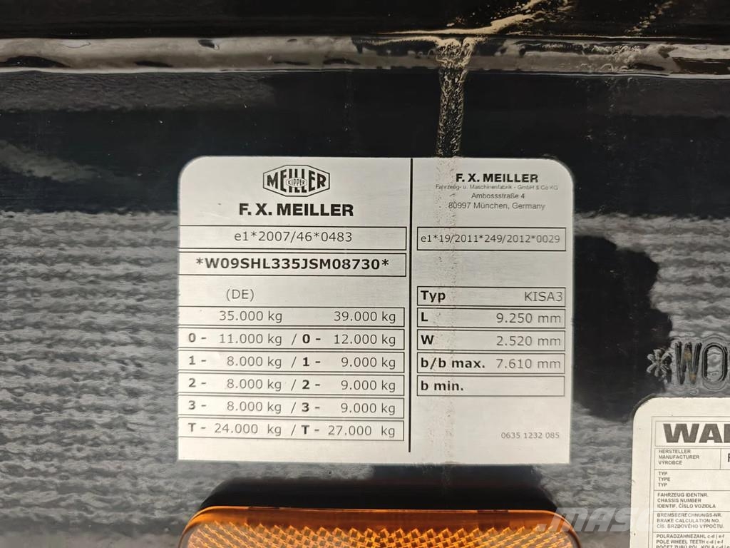 Meiller Kisa 3 Kiper poluprikolice