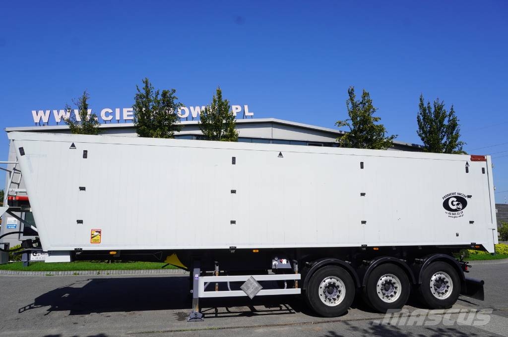 Gras aluminum tipper semi-trailer 48 m³ Semirremolques de volteo