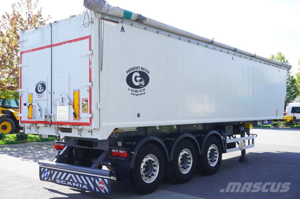 Gras aluminum tipper semi-trailer 48 m³ Semirremolques de volteo
