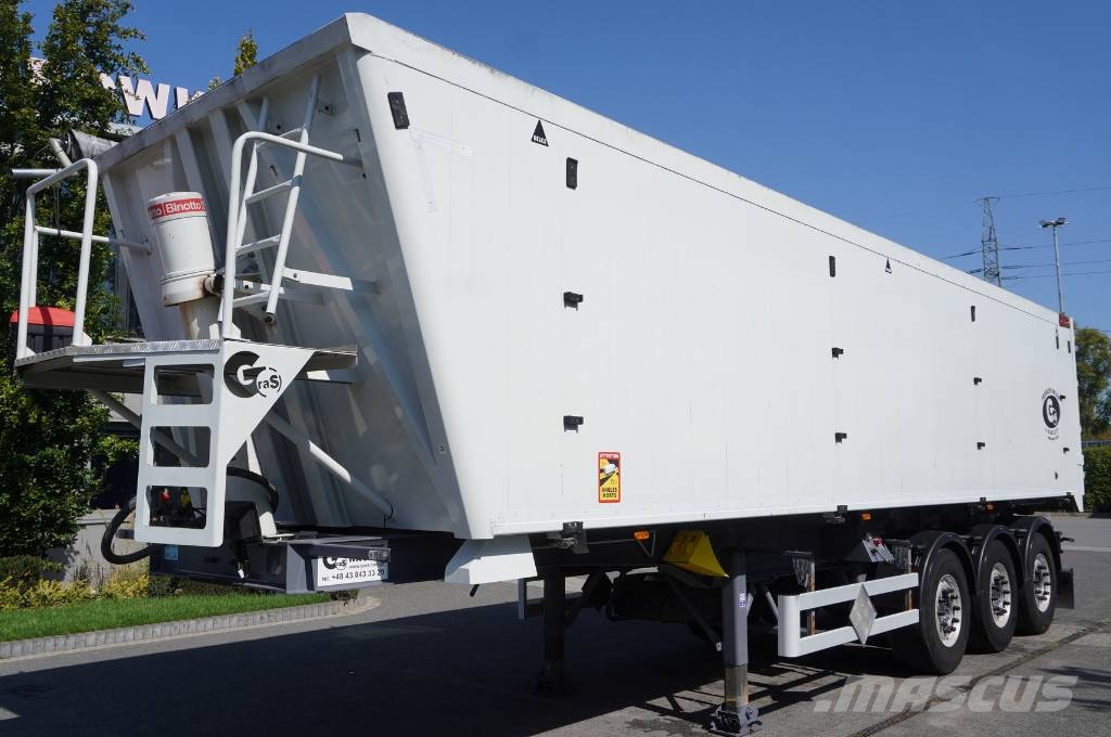 Gras aluminum tipper semi-trailer 48 m³ Semirremolques de volteo