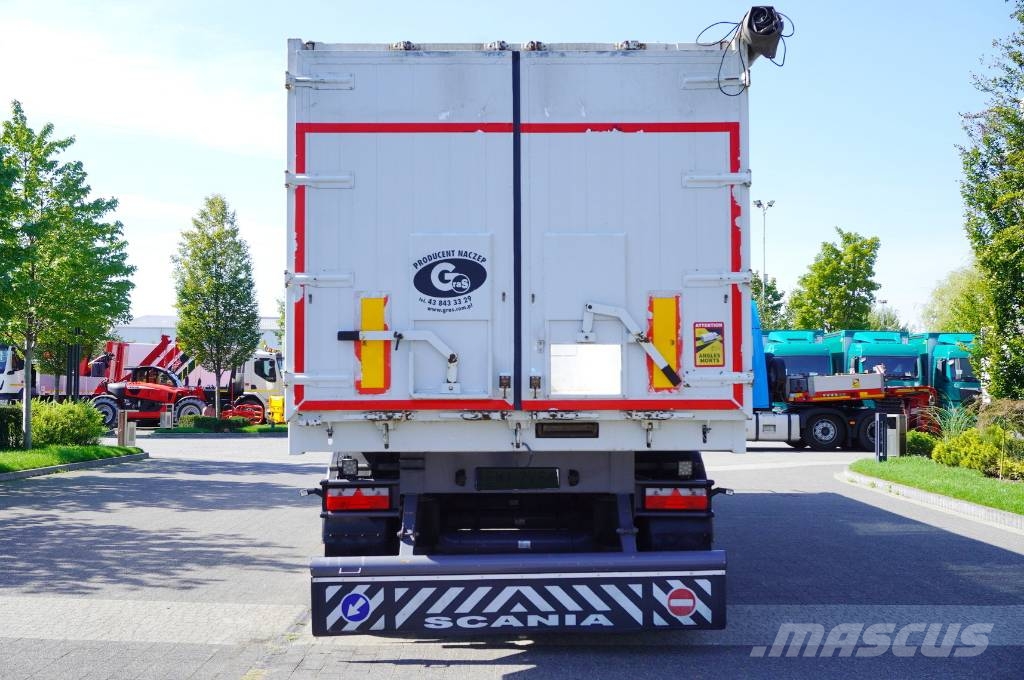 Gras aluminum tipper semi-trailer 48 m³ Semirremolques de volteo