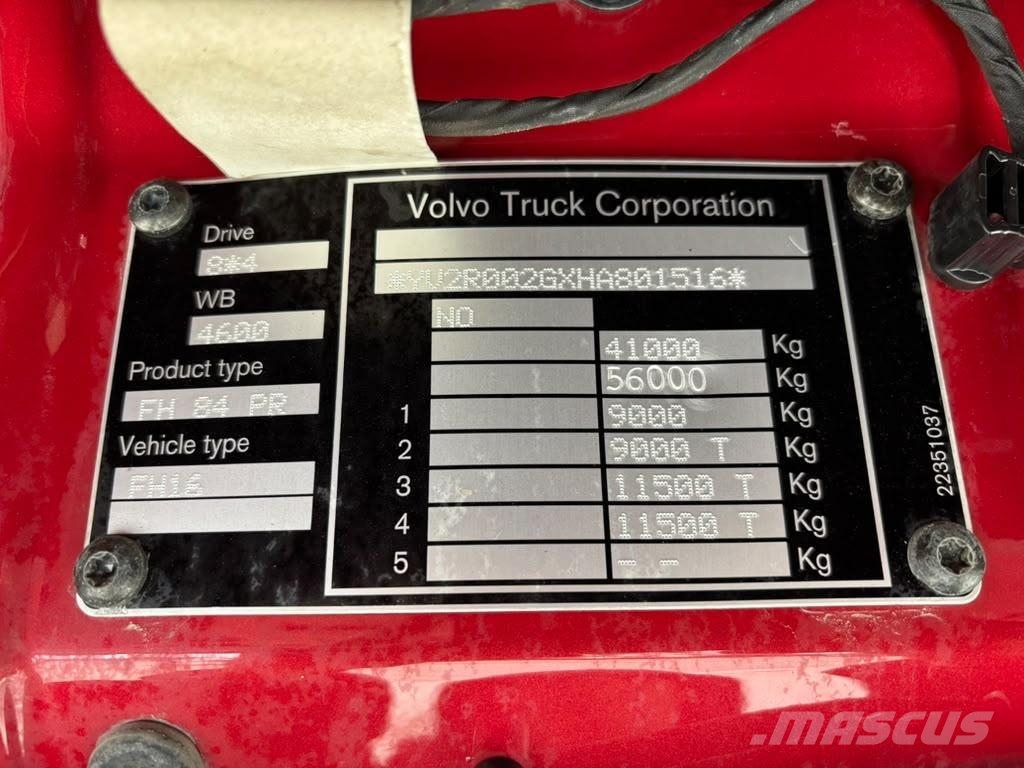 Volvo FH 16 650 8x4/4 STETTER 9/8 m3 Concrete trucks