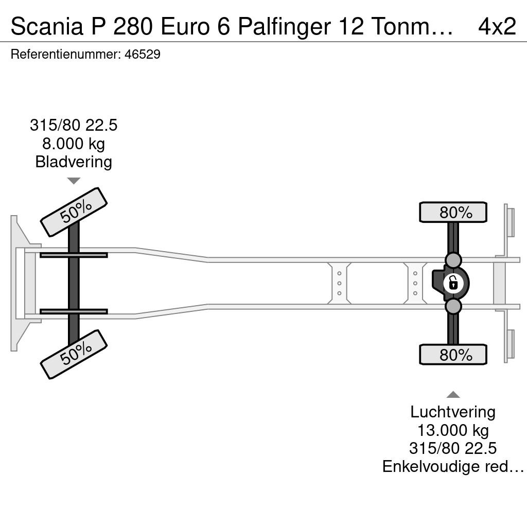 Scania P 280 Euro 6 Palfinger 12 Tonmeter laadkraan 全地面起重机︳移动式起重机
