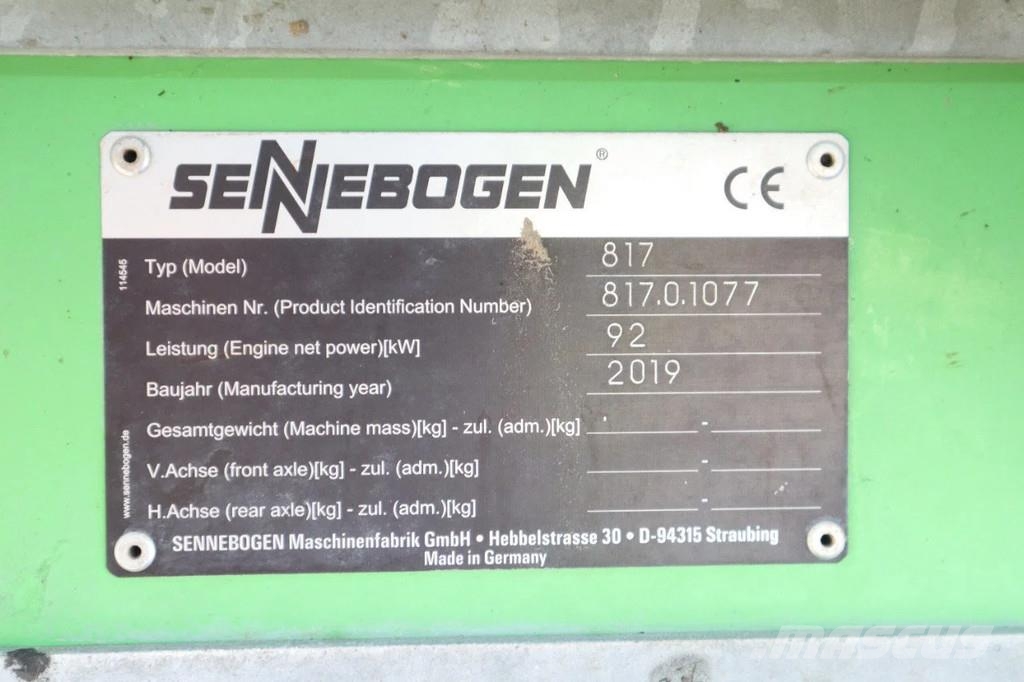 Sennebogen 817E K9 ULM | SORTING GRAB | BSS | LOW HOURS Bagri na kolesih