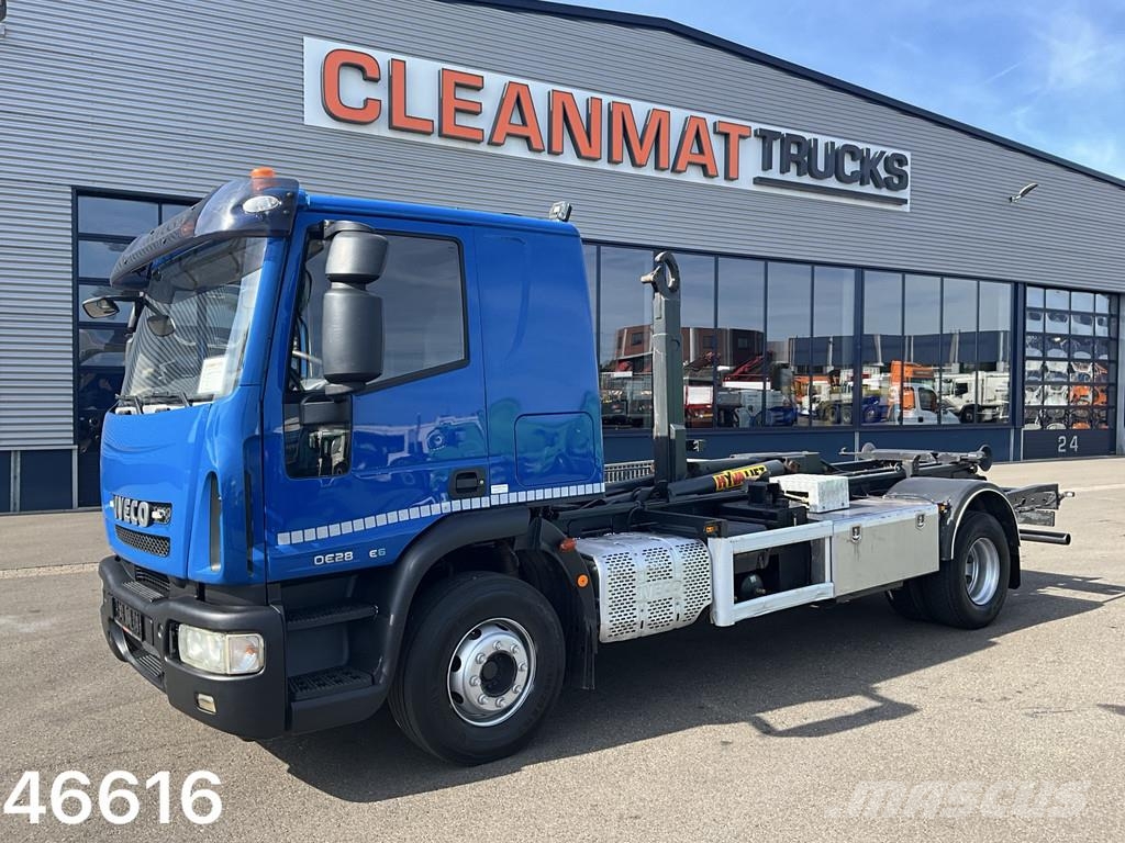 Iveco Eurocargo ML160E28 Euro 6 Hyvalift haakarmsysteem Hákový nosič kontejnerů