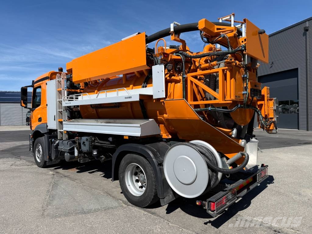 Mercedes-Benz Actros 1833 4x2 Bucher FlexLine C60 Paine-/imuautot