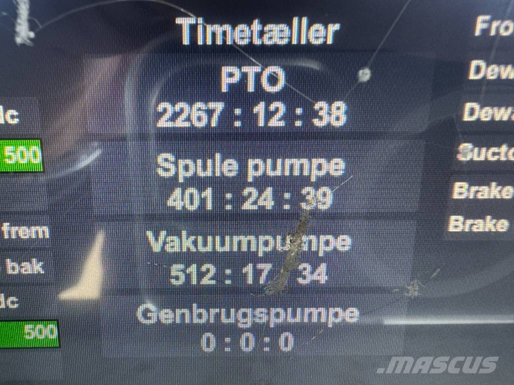 Mercedes-Benz Actros 1833 4x2 Bucher FlexLine C60 Paine-/imuautot