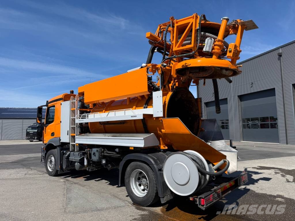 Mercedes-Benz Actros 1833 4x2 Bucher FlexLine C60 Paine-/imuautot