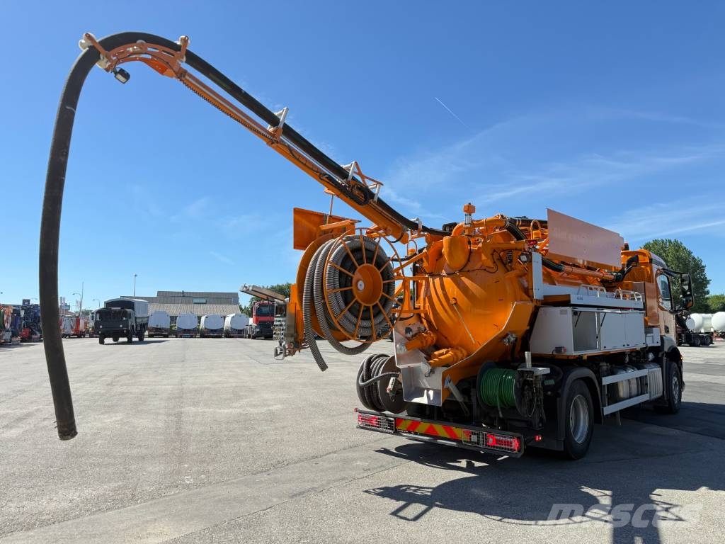Mercedes-Benz Actros 1833 4x2 Bucher FlexLine C60 Paine-/imuautot