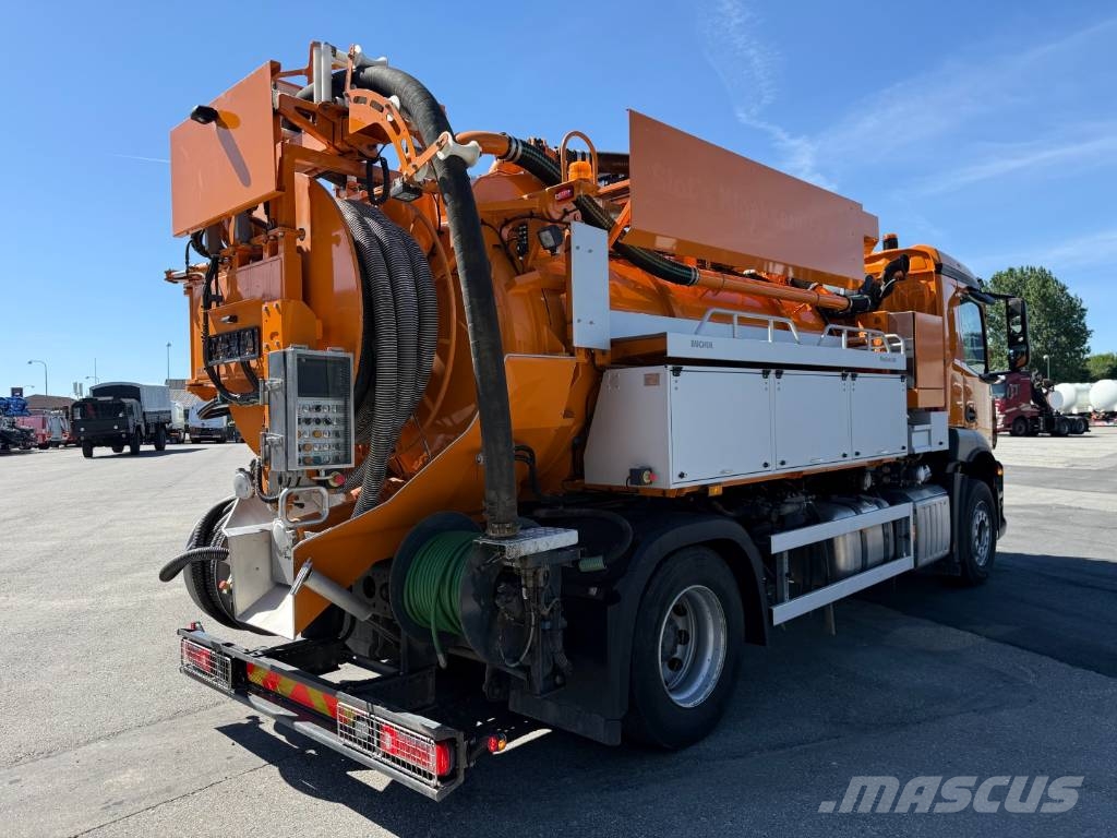 Mercedes-Benz Actros 1833 4x2 Bucher FlexLine C60 Paine-/imuautot