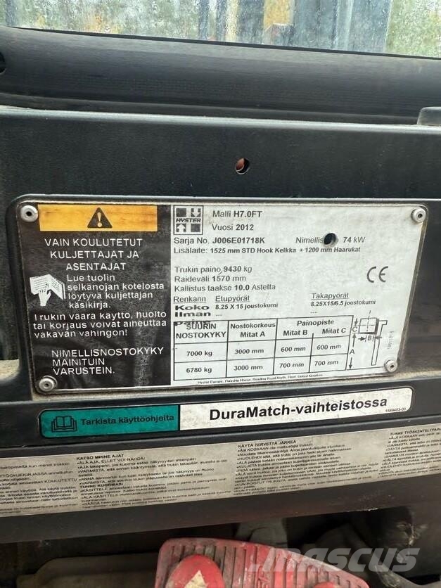 Hyster 7,0 Diesel forklifts