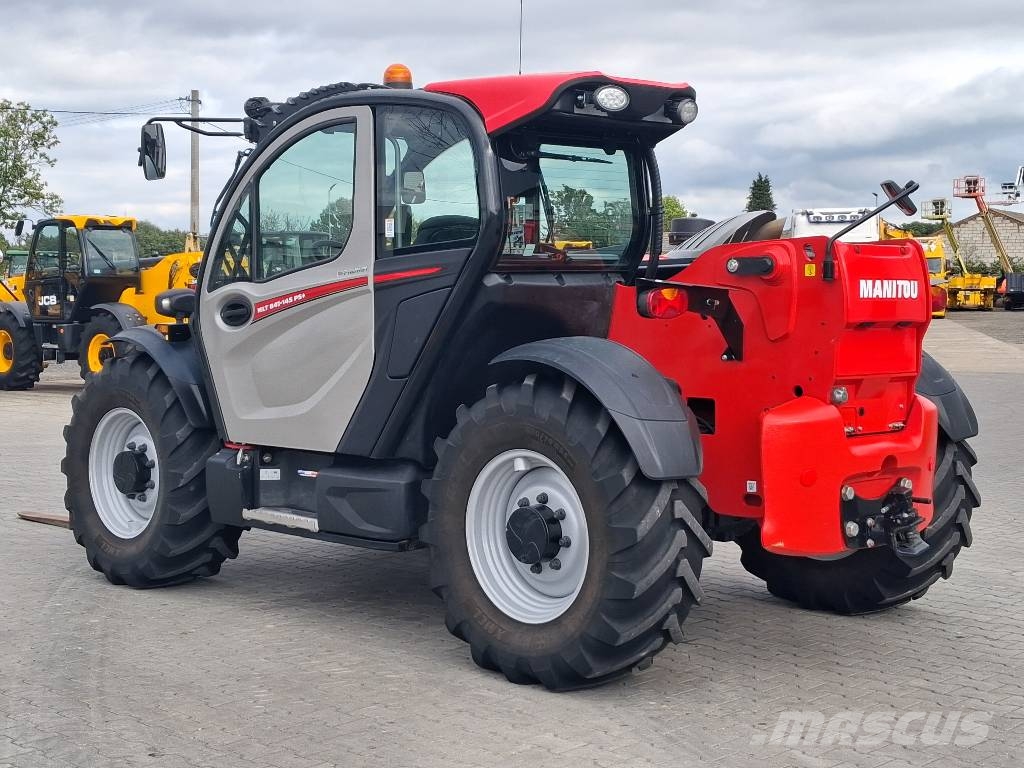 Manitou MLT 841-145 PS + معدات مناولة لأغراض الزراعة