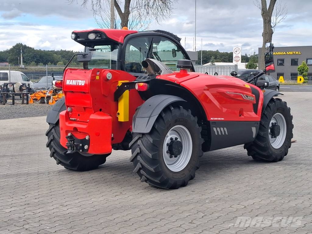 Manitou MLT 841-145 PS + معدات مناولة لأغراض الزراعة
