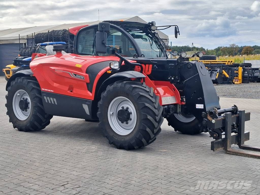 Manitou MLT 841-145 PS + معدات مناولة لأغراض الزراعة