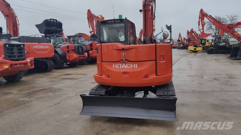 Hitachi ZX 85-6, 2023, 2.314H, Quick coupler+3 new buckets Escavadeiras Midi 7t - 12t