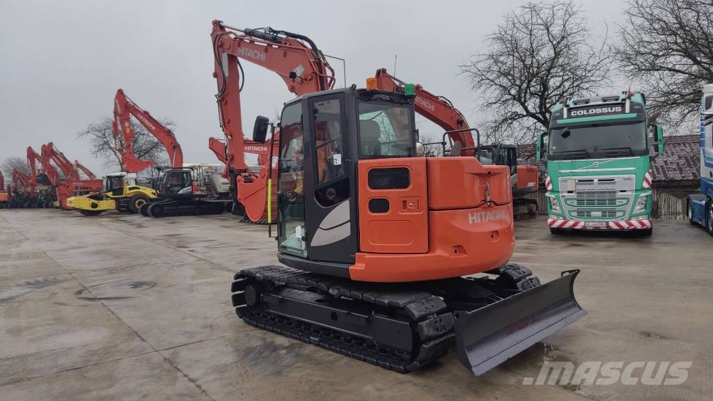 Hitachi ZX 85-6, 2023, 2.314H, Quick coupler+3 new buckets Escavadeiras Midi 7t - 12t