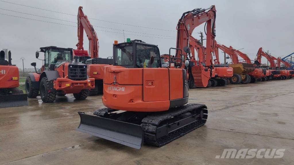 Hitachi ZX 85-6, 2023, 2.314H, Quick coupler+3 new buckets Escavadeiras Midi 7t - 12t