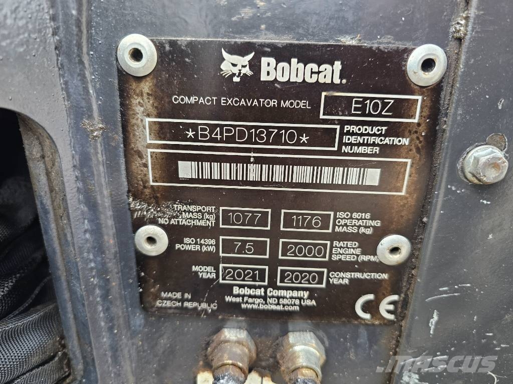 Bobcat E10Z, jak doosan, jcb 8010, kubota u10 Minikaivukoneet < 7t