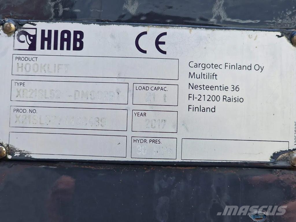 Scania R500 NGS 6x2*4 - HIAB Hooklift 21T - Retarder - St Camiones polibrazo