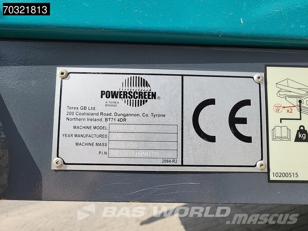 Powerscreen WARRIOR 1200 CE / EPA Certified Mobiele zeefinstallaties