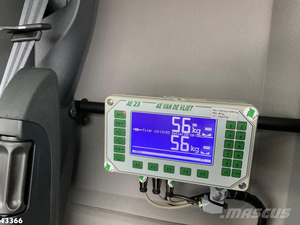 DAF FAN CF 340 VDK 22m³ AE Weighing system 폐기물 수거 트럭