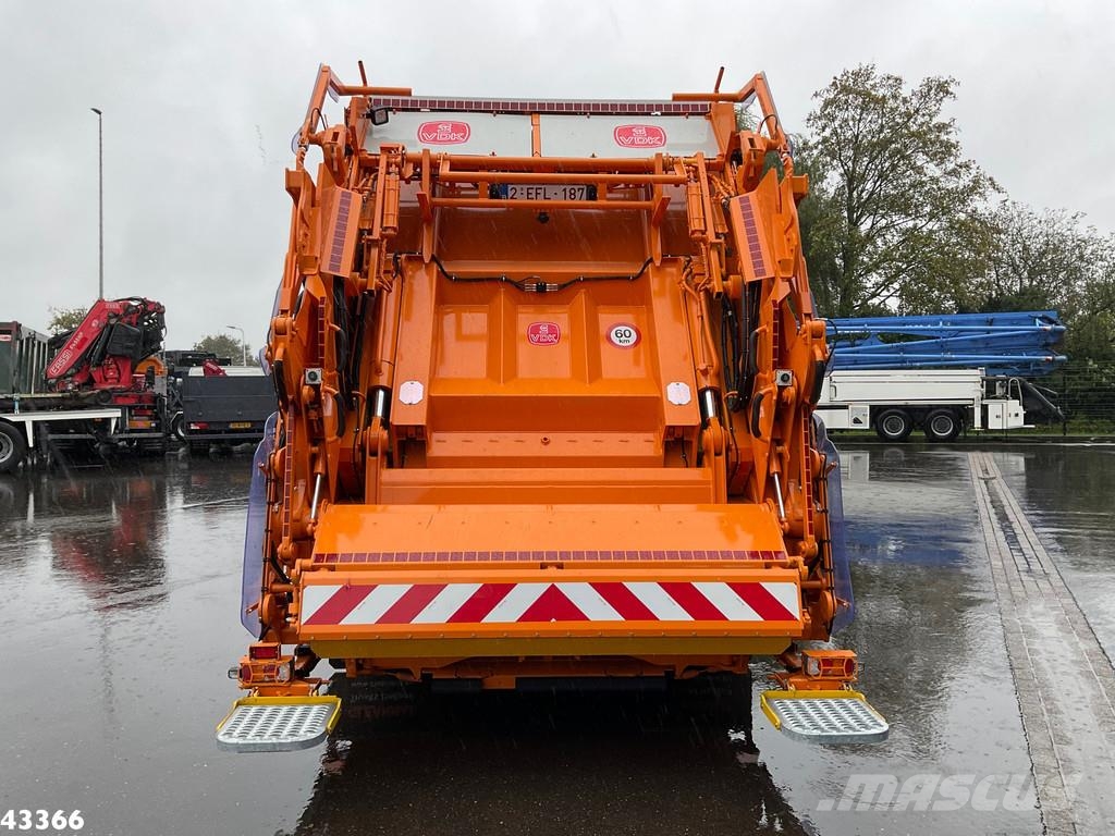 DAF FAN CF 340 VDK 22m³ AE Weighing system 폐기물 수거 트럭