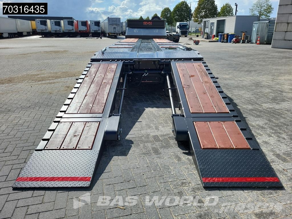  GVN 3 GVN 3 axles NEW! Lift + SteeringAxle Ramps Žemo iškrovimo puspriekabės