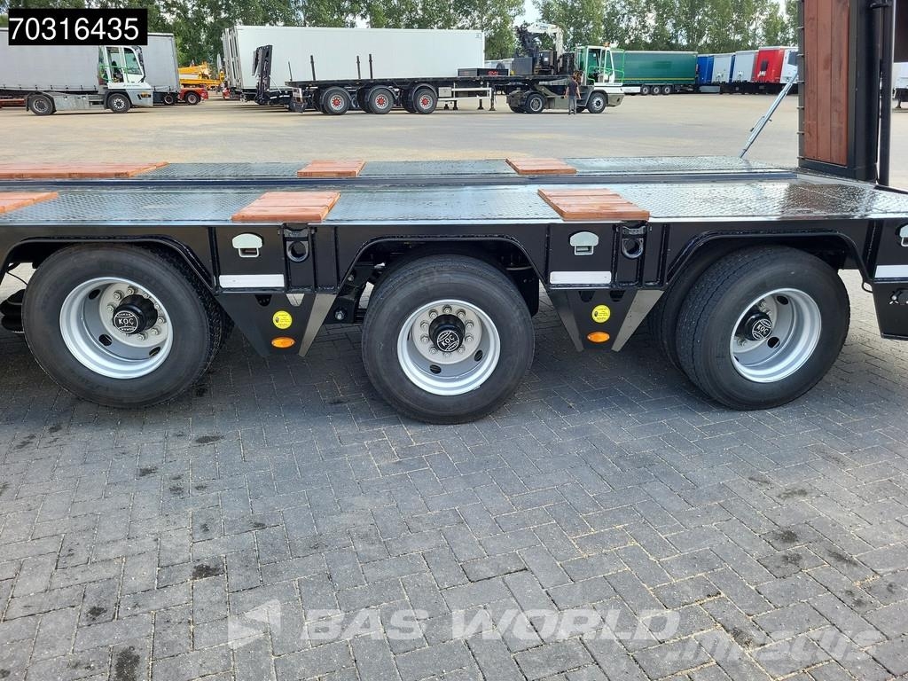  GVN 3 GVN 3 axles NEW! Lift + SteeringAxle Ramps Žemo iškrovimo puspriekabės