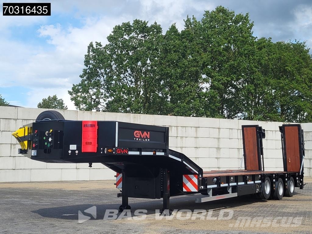  GVN 3 GVN 3 axles NEW! Lift + SteeringAxle Ramps Žemo iškrovimo puspriekabės
